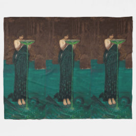 ジョン・ウィリアム・ウォーターハウス著Circe Invidiosa フリースブランケット