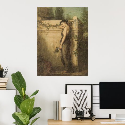 ジョン・ウィリアム・ウォーターハウス行ったが忘れない ポスター (ホームオフィス)