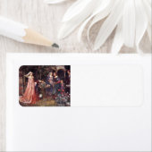 ジョン・ウィリアム・ウォーターハウス – エンチャント・ガーデン ラベル (インサイチュ)