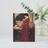 ジョン・ウィリアム・ウォーターハウス- クリスタルボール ポストカード (スタンド正面)