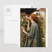 ジョン・ウィリアム・ウォーターハウス – ザ・ソウル・オブ・ザ・バラ ポストカード (正面/裏面)