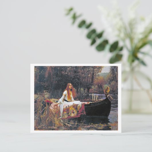 ジョン・ウィリアム・ウォーターハウス・シャロット卿夫人 ポストカード (スタンド正面)