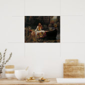 ジョン・ウィリアム・ウォーターハウス – シャロット夫人 ポスター (キッチン)