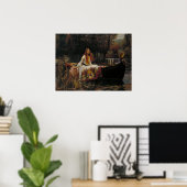 ジョン・ウィリアム・ウォーターハウス – シャロット夫人 ポスター (ホームオフィス)