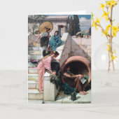 ジョン・ウィリアム・ウォーターハウス・ディオゲネス カード (黄色い花)