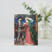 ジョン・ウィリアム・ウォーターハウス・トリスタンとイゾルド ポストカード (スタンド正面)