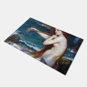 ジョン・ウィリアム・ウォーターハウス・マーメイド ドアマット (アングル)