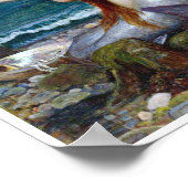 ジョン・ウィリアム・ウォーターハウス・マーメイド ポスター (角)