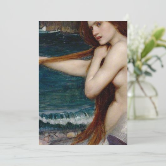 ジョン・ウィリアム・ウォーターハウス・マーメイド 招待状 (スタンド正面)