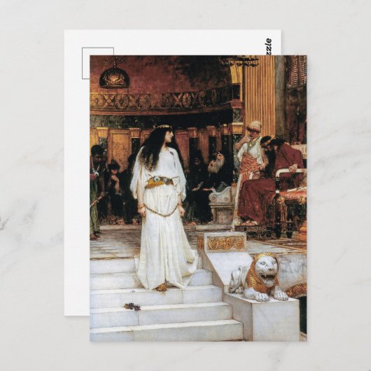 ジョン・ウィリアム・ウォーターハウス・マ離れリアムヌの判決 ポストカード (正面/裏面)