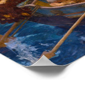 ジョン・ウィリアム・ウォーターハウス・ユリシーズとサイレン ポスター (角)