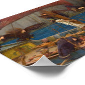 ジョン・ウィリアム・ウォーターハウス – ユリシーズとサイレン ポスター (角)