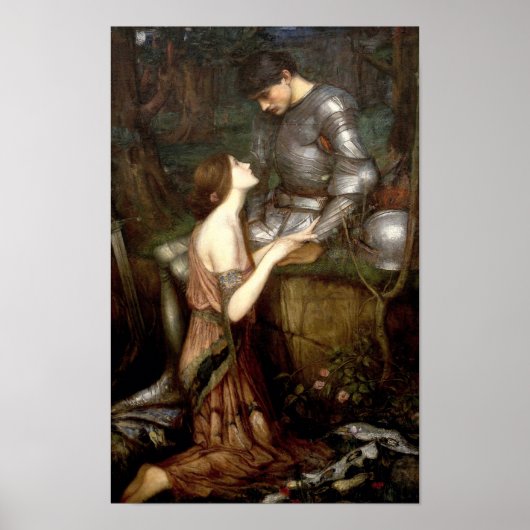 ジョン・ウィリアム・ウォーターハウス「ラミア」(1905年) ポスター (正面)