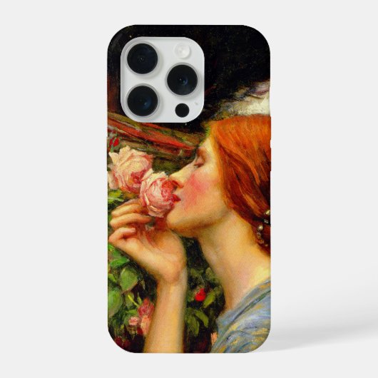 ジョン・ウィリアム・ウォーターハウス「ローズの魂」 iPhoneケース (裏面)
