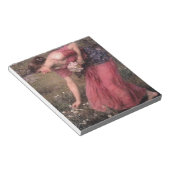 ジョン・ウィリアム・ウォーターハウス – Narcissus -ファインアート ノートパッド (アングル)