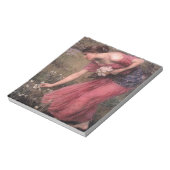 ジョン・ウィリアム・ウォーターハウス – Narcissus -ファインアート ノートパッド (回転)