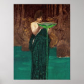 ジョン・ウィリアム・ウォーターハウスCirce Invidiosa神話学 ポスター (正面)