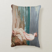 ジョン・ウィリアム・ウォーターハウスMirandaのアクセントの枕 アクセントクッション (裏面(縦))