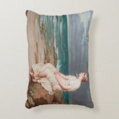 ジョン・ウィリアム・ウォーターハウスMirandaのアクセントの枕 アクセントクッション (正面(垂直))