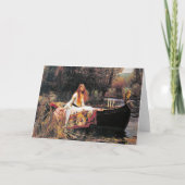 ジョン・ウィリアム・ウォーターハウスThe Lady of Shalott カード (正面)