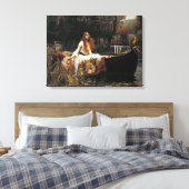 ジョン・ウィリアム・ウォーターハウスThe Lady Of Shalott キャンバスプリント (インサイチュ (寝室))