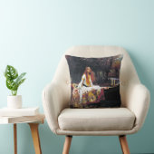 ジョン・ウィリアム・ウォーターハウスThe Lady Of Shalott クッション (椅子)