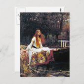 ジョン・ウィリアム・ウォーターハウスThe Lady Of Shalott ポストカード (正面/裏面)