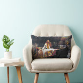 ジョン・ウィリアム・ウォーターハウスThe Lady Of Shalott ランバークッション (椅子)