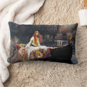 ジョン・ウィリアム・ウォーターハウスThe Lady Of Shalott ランバークッション (ブランケット)