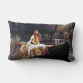 ジョン・ウィリアム・ウォーターハウスThe Lady Of Shalott ランバークッション (裏面)