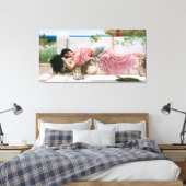 ジョン・ウィリアム・ゴッドワードのハートが若い頃 キャンバスプリント (インサイチュ (寝室))