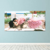 ジョン・ウィリアム・ゴッドワードのハートが若い頃 キャンバスプリント (インサイチュ (ウッドフロア))