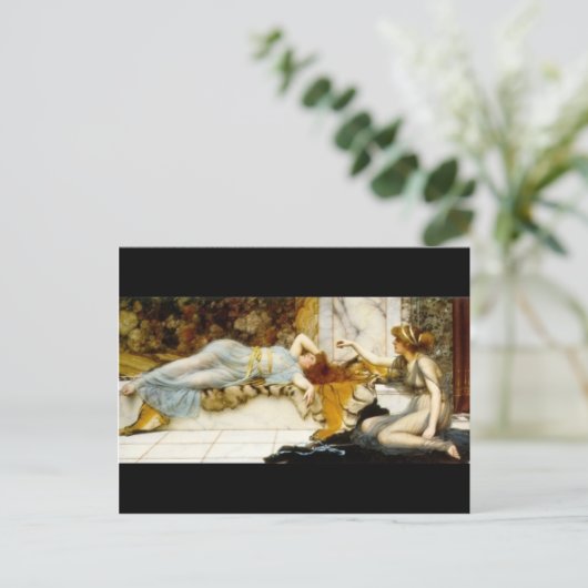 ジョン・ウィリアム・ゴッドワード – いたずらと休息 ポストカード (スタンド正面)