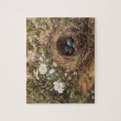 ジョン・ウィリアム・ヒルの「鳥の巣と野ばら」 ジグソーパズル (縦)