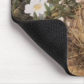 ジョン・ウィリアム・ヒルの「鳥の巣と野ばら」 マウスパッド (コーナー)