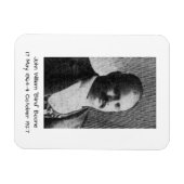 ジョン・ウィリアム「ブラインド」ブーン マグネット (横)