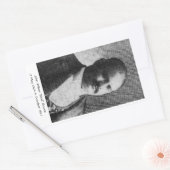 ジョン・ウィリアム「ブラインド」ブーン 長方形シール (封筒)