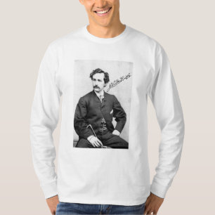 ジョン・ウィルクス・ブースおよび署名のティー Tシャツ