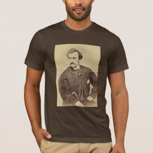 ジョン・ウィルクス・ブースのポートレート 1861-65年 Tシャツ