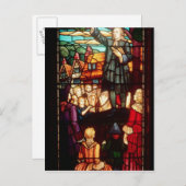 ジョン・ウェスリーがイングランドで福音を説教 ポストカード (正面/裏面)