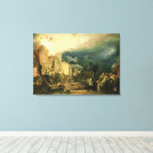 ジョン・ウェスリーの救出 キャンバスプリント (インサイチュ (ウッドフロア))