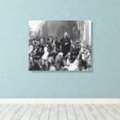 ジョン・ウェスリーの説教 キャンバスプリント (インサイチュ (ウッドフロア))