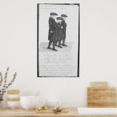 ジョン・ウェスリー歩くのエジンバラの間ジェイムズ ポスター (キッチン)