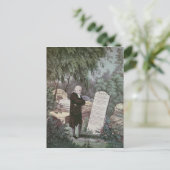 ジョン・ウェスリー牧師は墓場を訪れた ポストカード (スタンド正面)