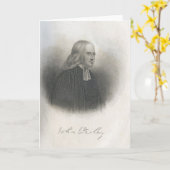 ジョン・ウェスレーのメソジスト教徒の創設者 カード (黄色い花)