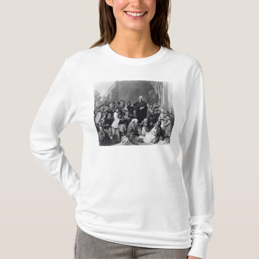 ジョン・ウェスレーの説教 Tシャツ (正面)