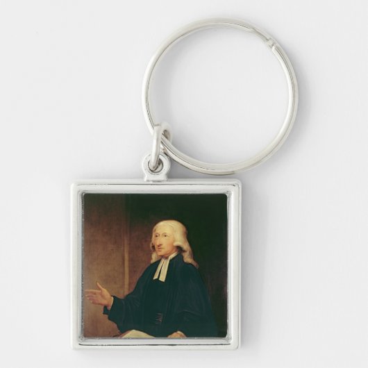ジョン・ウェスレー1788年のポートレート キーホルダー (正面)