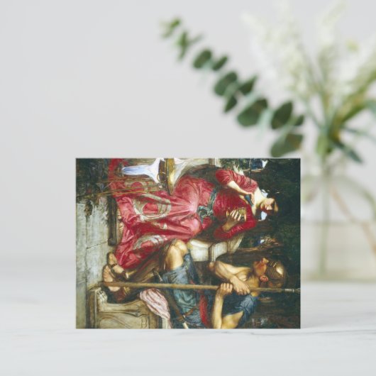 ジョン・ウォーターハウスのジェイソンとメデア ポストカード (スタンド正面)