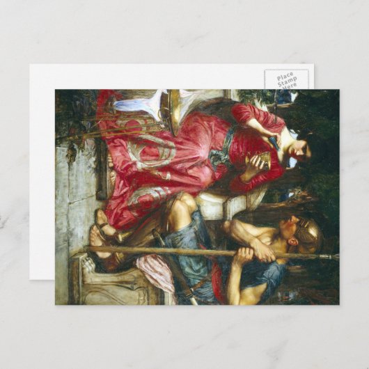 ジョン・ウォーターハウスのジェイソンとメデア ポストカード (正面/裏面)