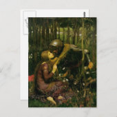 ジョン・ウォーターハウス – 哀れみのない美しい女性 ポストカード (正面/裏面)